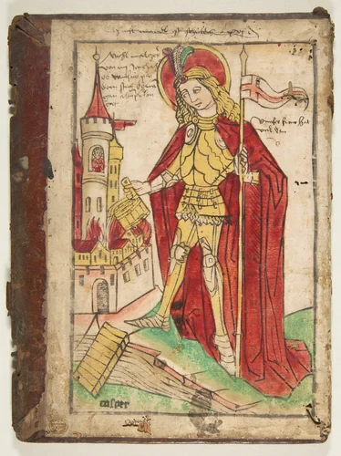 Saint Florian by Casper, print, 1455-1465