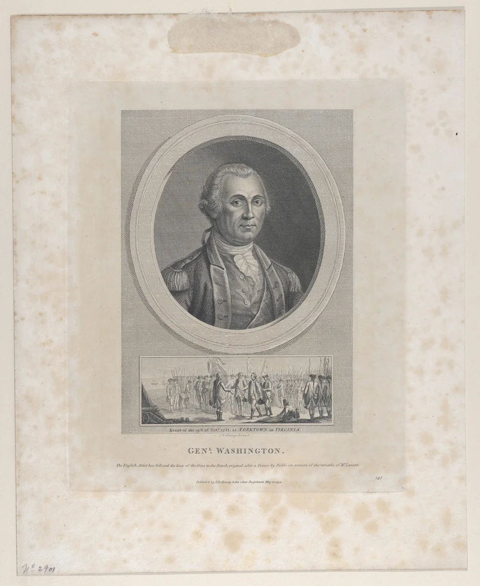 General Washington by Charles Willson Peale, print, 1794