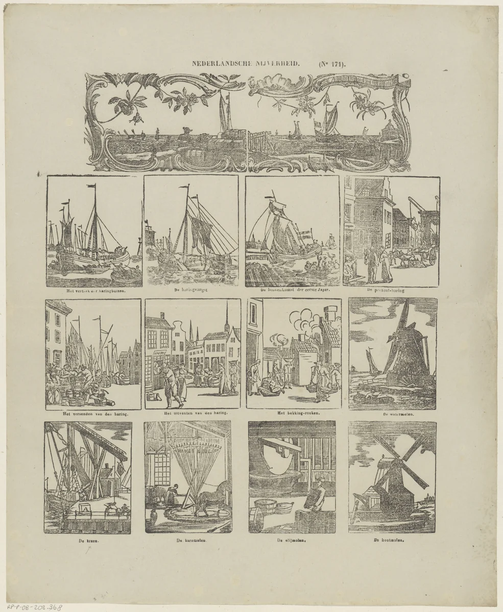 Nederlandsche nijverheid by Glenisson & Zonen, print, 1856-1900