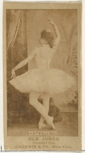 Astegianis, from the Actors and Actresses series (N171) for Old Judge Cigarettes by Goodwin & Company, photograph, 1886-1890