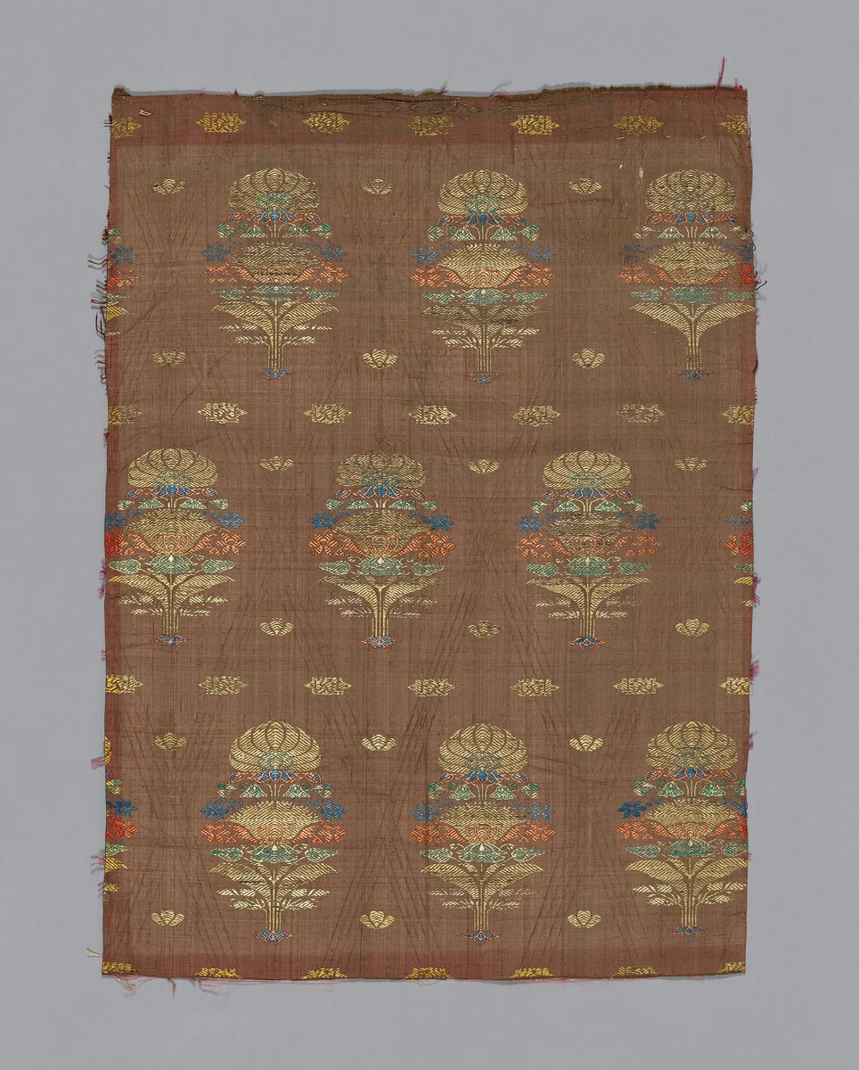 Panel (Possibly from trousers) by Iran, textile, 1675-1725