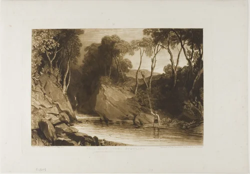 Near Blair Athol, plate 30 from Liber Studiorum by Joseph Mallord William Turner, print, 1811