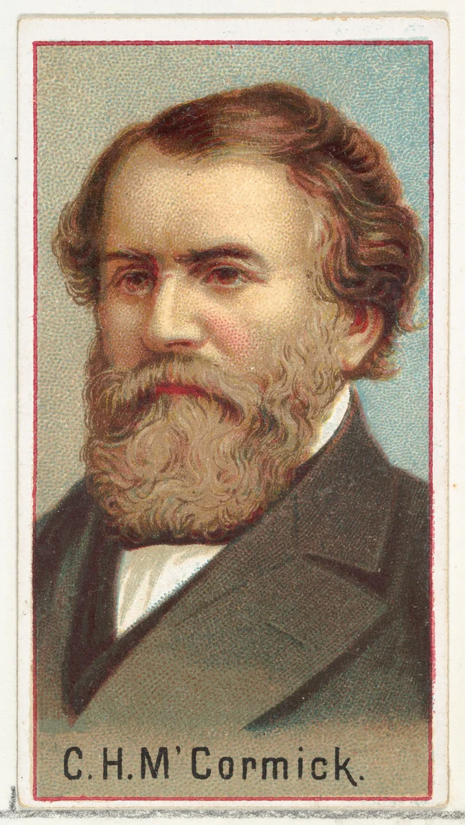 Cyrus Hall McCormick, printer's sample for the World's Inventors souvenir album (A25) for Allen & Ginter Cigarettes by Allen & Ginter, print, 1888