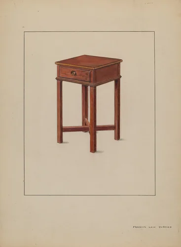 Table (Occasional) by Francis Law Durand, index of american design, 1936