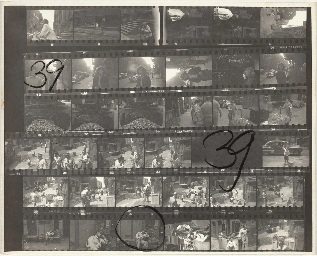 11th Street story 39/People You Don't See 6 by Robert Frank, photograph, 1951