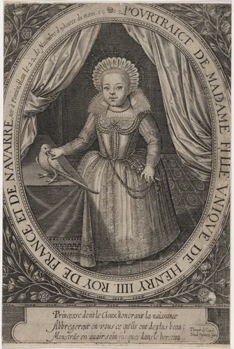 Elizabeth de Bourbon by Thomas de Leu, print, 1560-1620