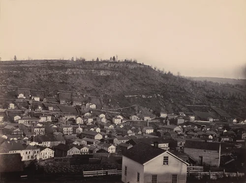 Honesdale, Section 4, Del. & Hudson Canal Co. by Thomas H. Johnson, photograph, 1858-1868