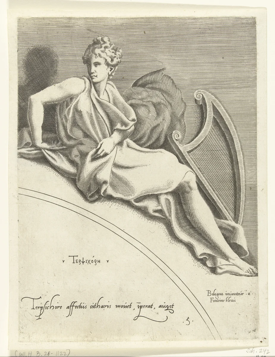 Terpsichore by Unknown, print, 1540-1555