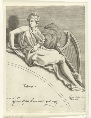 Terpsichore by Unknown, print, 1540-1555