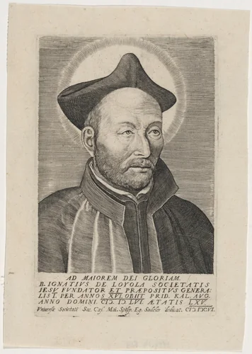 Saint Ignatius de Loyola by Aegidius Sadeler II, print, 1570-1629