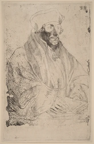 Erasmus of Rotterdam by Anthony van Dyck
Hans Holbein the Younger, print, 1626-1641