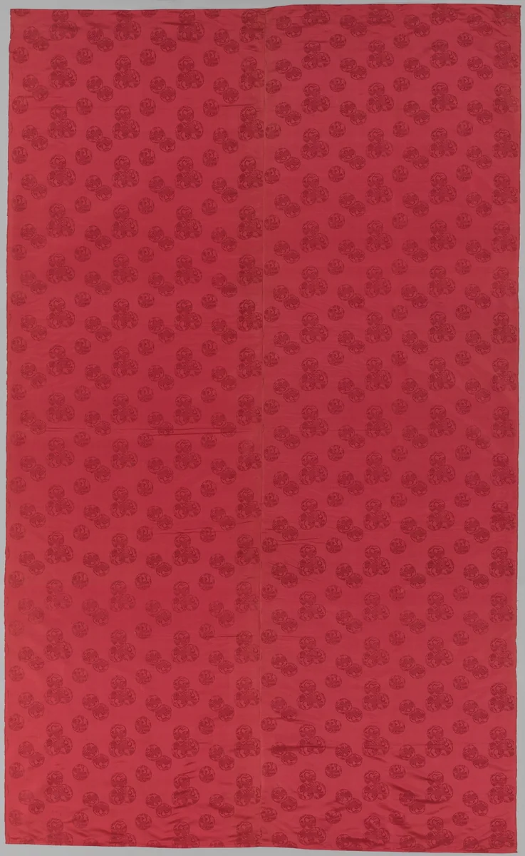 Panel (see also 1975.1.1933) by Chinese, textile, 1871-1935