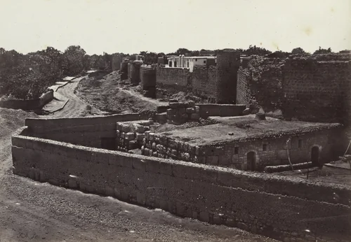 St. Paul's Wall, Damascus (Plate 31) by Francis Frith, photograph, 1858
