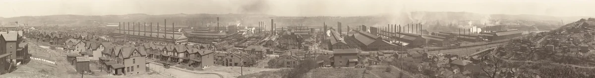 Homestead Steelworks, Homestead, Pennsylvania by William Henry Jackson, photograph, 1908