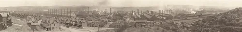 Homestead Steelworks, Homestead, Pennsylvania by William Henry Jackson, photograph, 1908