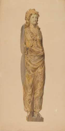 Circus Wagon Figure by Howard Weld, index of american design, 1937