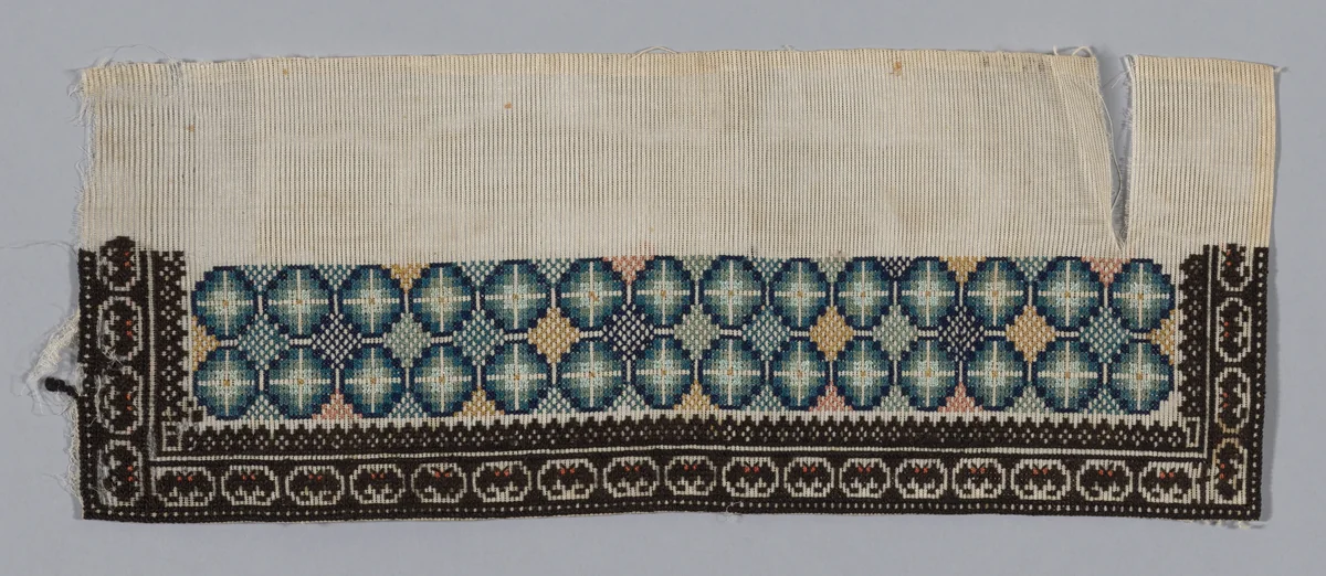 Woman's Trouser Band by Han-Chinese, textile, 1875-1900