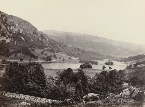 Rydal Water from Loughrigg Terrace by Francis Frith, photograph, 1860
