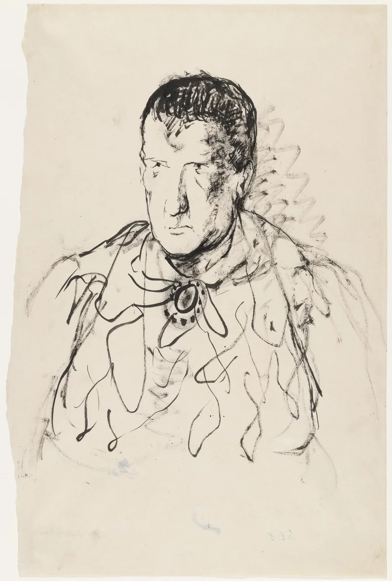 Gertrude Stein by Pavel Tchelitchew, drawing, 1927