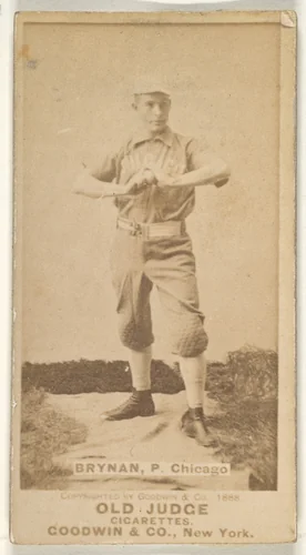 Brynan, Pitcher, Chicago, from the Old Judge series (N172) for Old Judge Cigarettes by Goodwin & Company, photograph, 1888