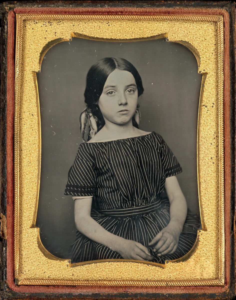 Portrait of a Girl by American 19th Century, photograph, 1845-1855