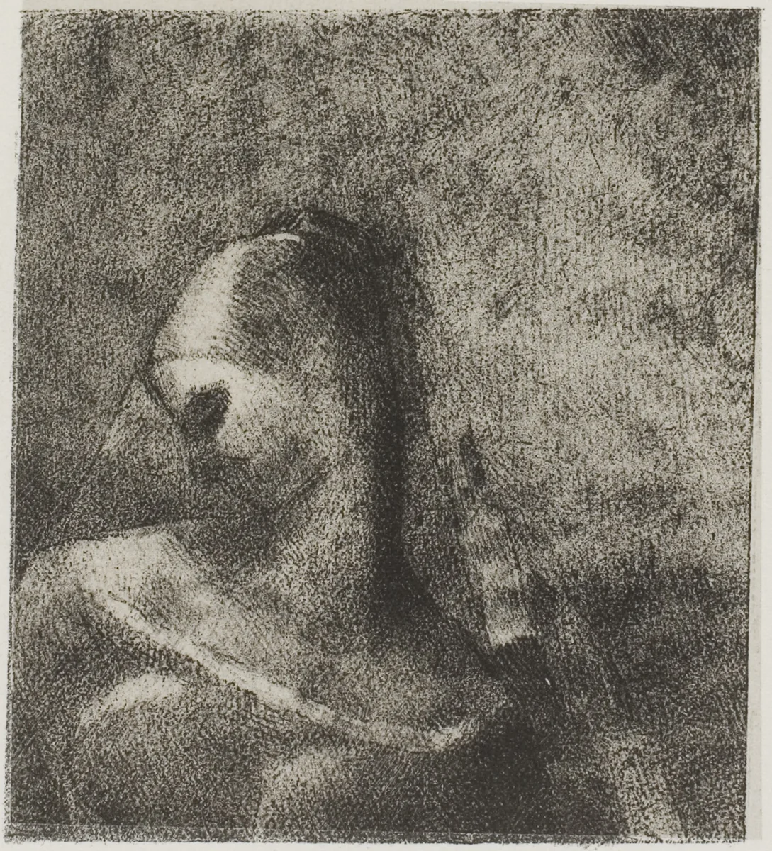 Helen - Ennoia, plate 10 of 24 by Odilon Redon, print, 1896