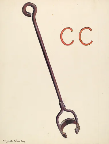 Branding Iron by Elizabeth Chambers, index of american design, 1942