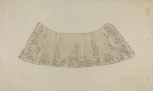Embroidered Lace Collar by Frank Nelson, index of american design, 1938