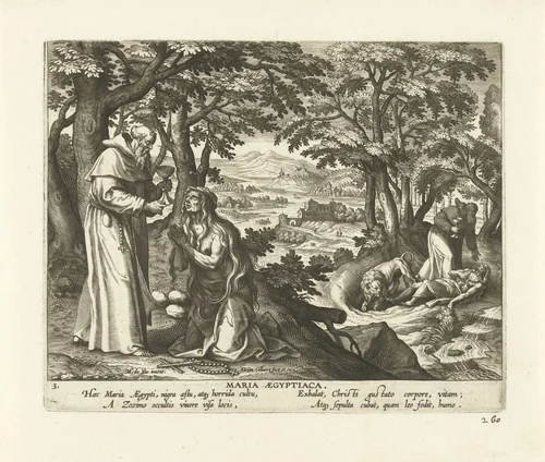 Maria van Egypte by Unknown, print, 1570-1618