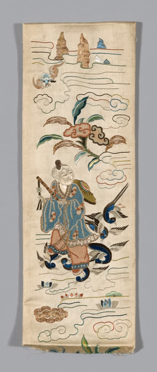 Sleeve band by Han-Chinese, textile, 1801-1900