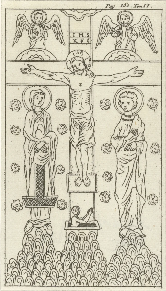 Kruisiging van Christus by Jan Luyken, print, 1679