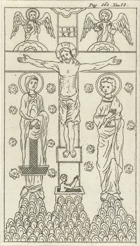 Kruisiging van Christus by Jan Luyken, print, 1679