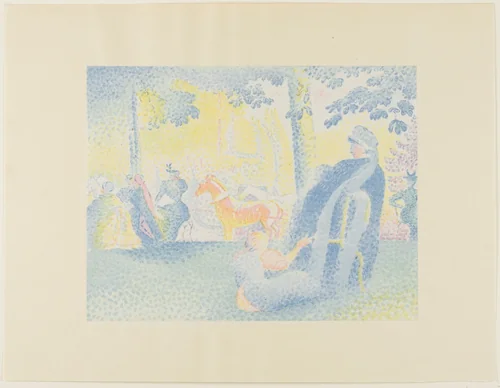 Les Champs Élysées by Henri-Edmond Cross, print, 1890-1900