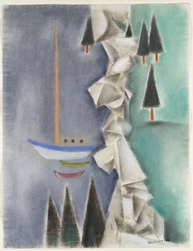 Maine by Max Weber, drawing, 1914