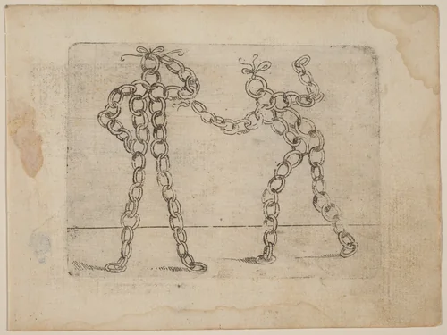 From "Bizzarie di varie Figure" by Giovanni Battista Bracelli, print, 1624