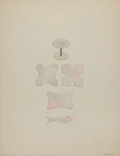 Thread Winds by Michael Fenga, index of american design, 1937