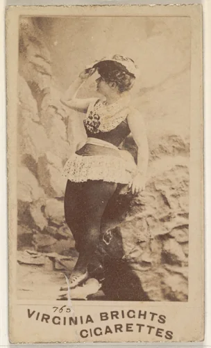 Card 765, from the Actors and Actresses series (N45, Type 5) for Virginia Brights Cigarettes by Allen & Ginter, photograph, 1885-1891