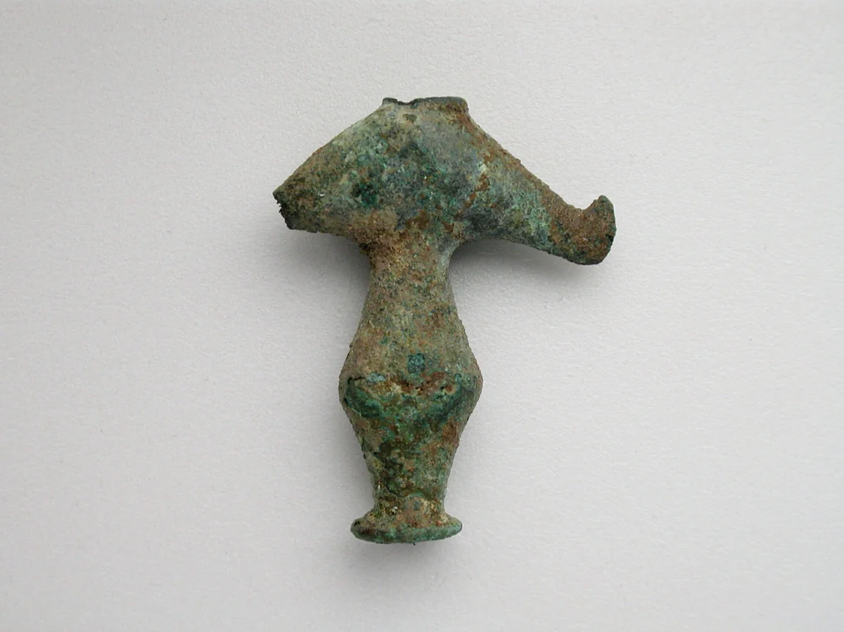 Biconical Bead with Bird by Greek, other, -800--700