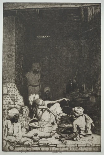 The Scales by Ernest Stephen Lumsden, print