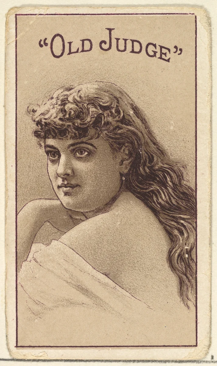 Actress from the Old Judge series (N167) for Old Judge Cigarettes by Goodwin & Company, print, 1886