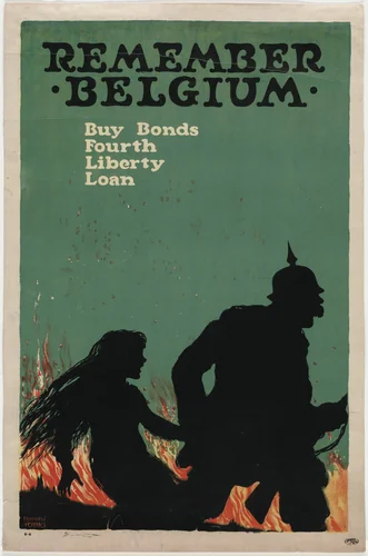 Remember Belgium by Ellsworth Young, design, 1918