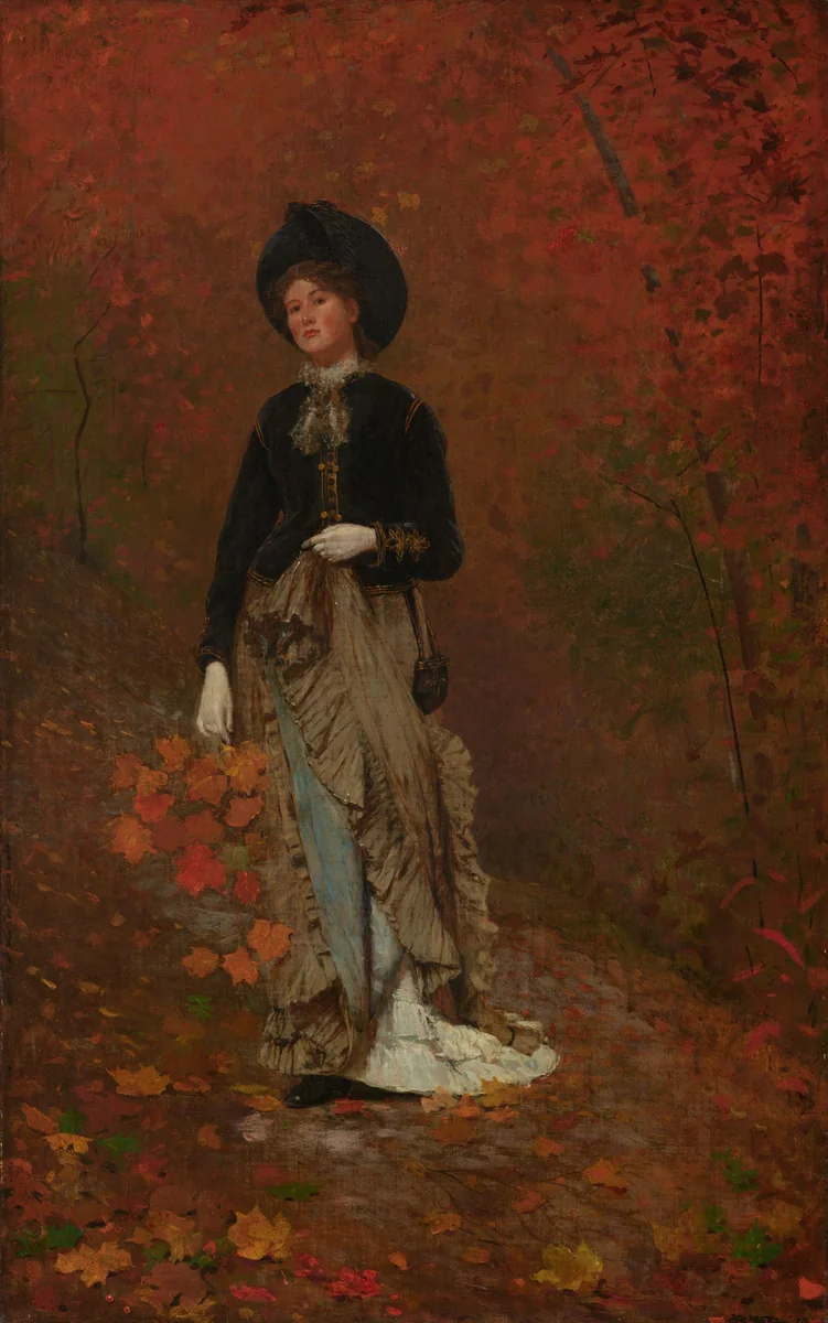 Autumn by Winslow Homer, painting, 1877