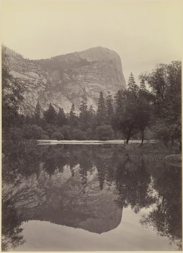 Mirror Lake (View of Mt. Watkins), Yosemite by Carleton E. Watkins, photograph, 1878
