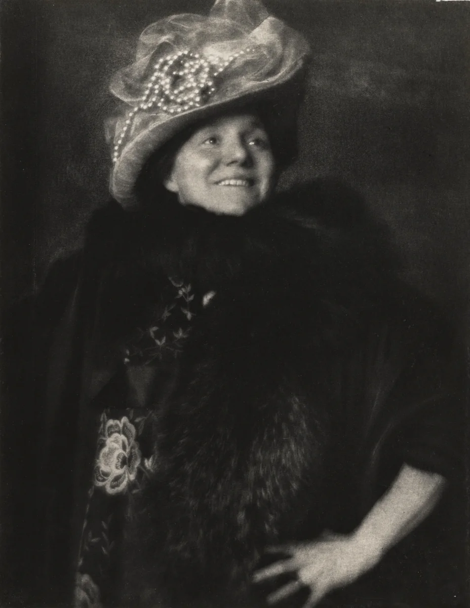 Vitality–Yvette Guilbert by Edward Steichen, photograph, 1901