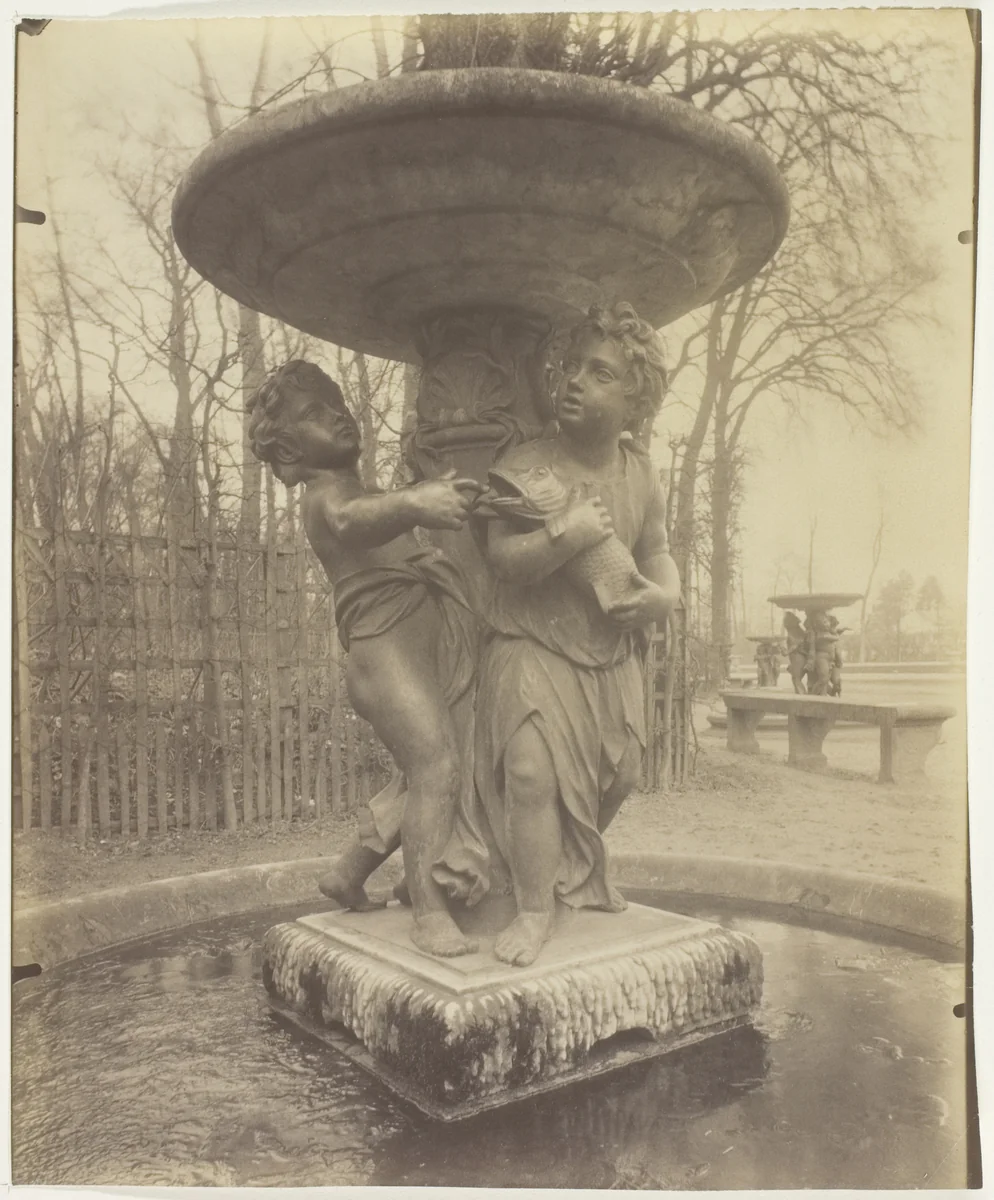 Versailles, Les Marmousets by Jean-Eugène-Auguste Atget, photograph, 1906