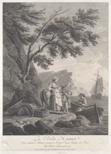 The Beautiful Morning by Joseph Vernet, print, 1774