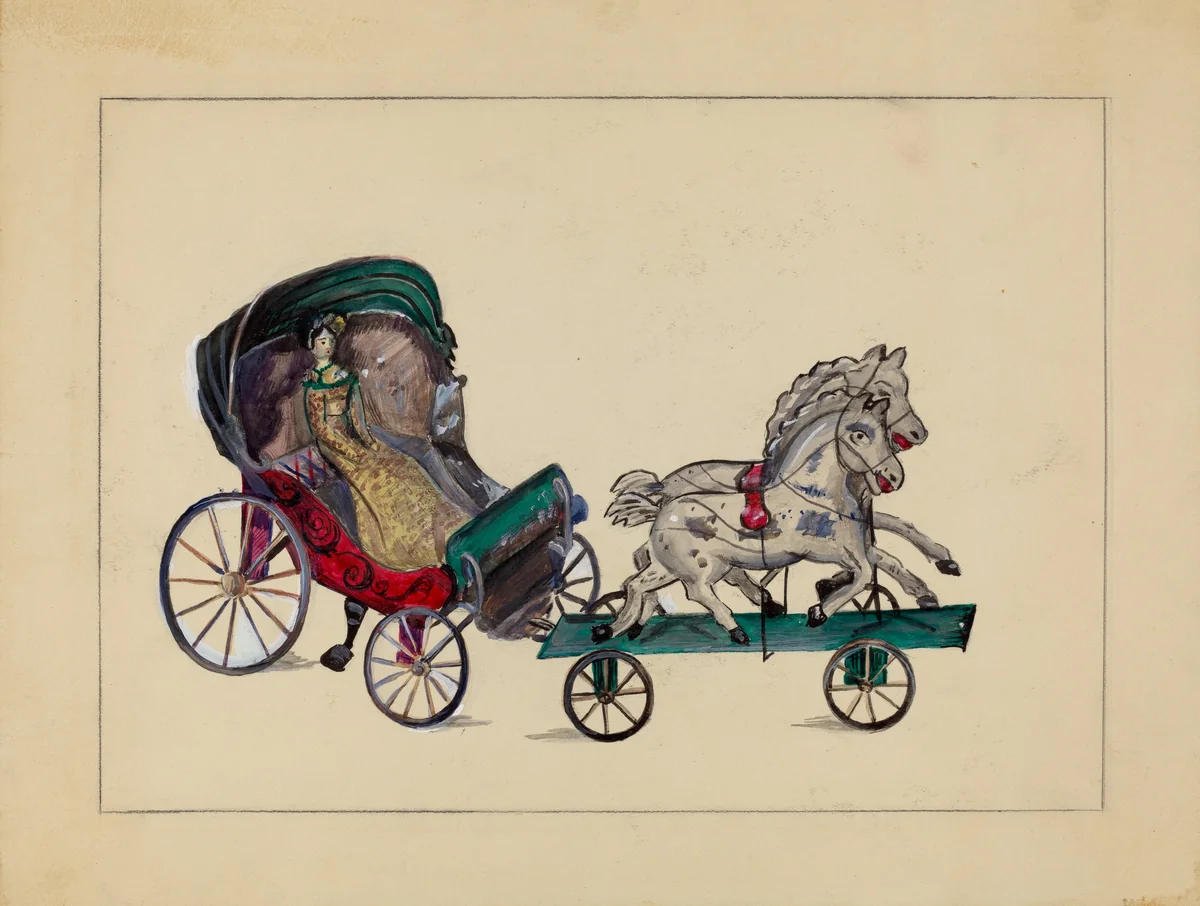 Calash by Mina Lowry, index of american design, 1935-1942