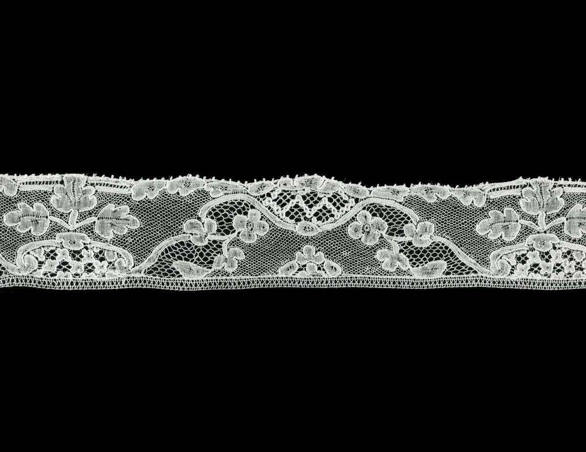 Border by Flanders, textile, 1750-1775