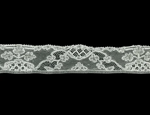 Border by Flanders, textile, 1750-1775