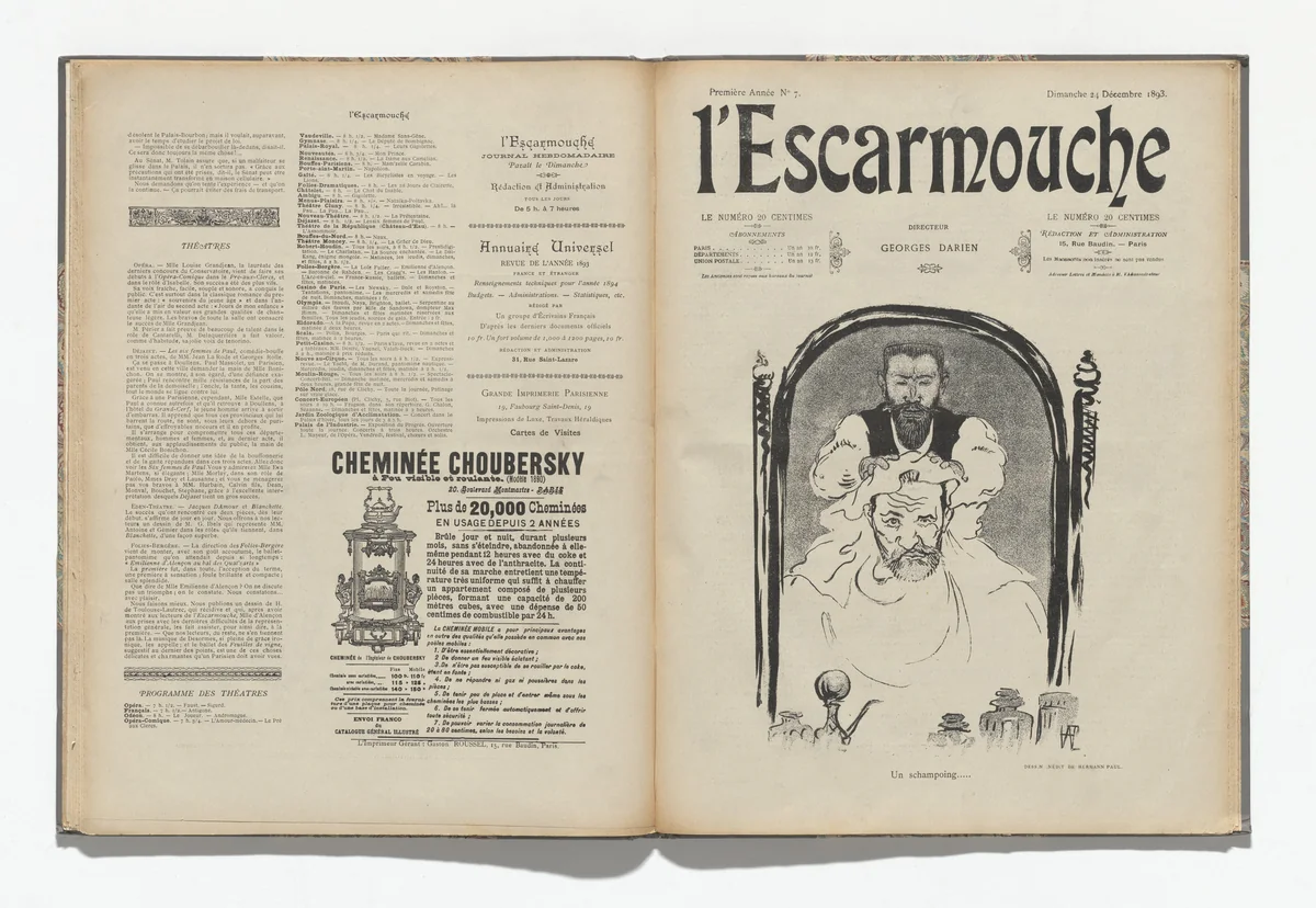 L'Escarmouche, no. 7 by Various artists, illustrated book, 1893
